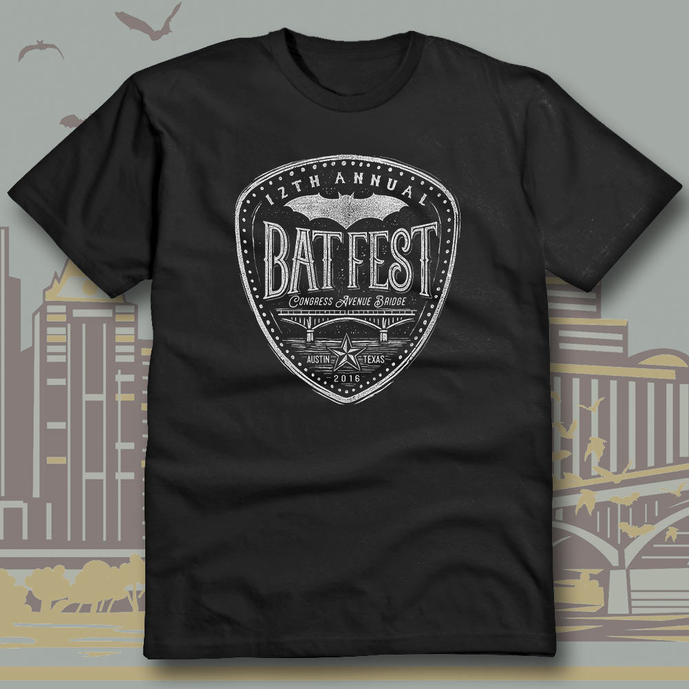 Official Bat Fest 2016 Unisex T-shirt - Austin City Threads