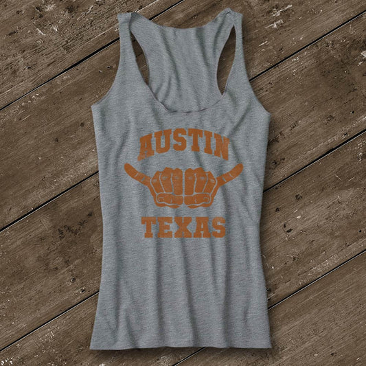 Hooked Ladies' Heather Tank - Austin City Threads