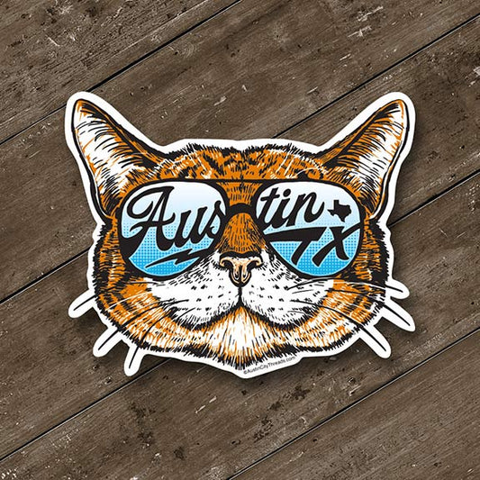 Shady Cat Decal